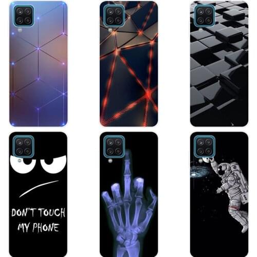 For Samsung Galaxy A12 Case Silicone TPU Phone Case On For Samsung A12 A 12 Case Soft Protective Cover
