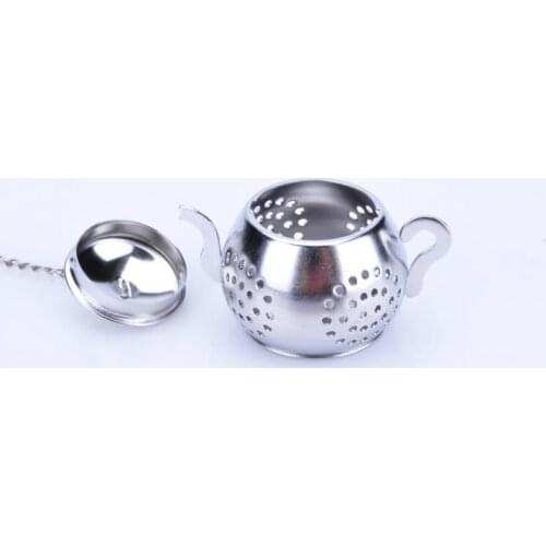 MINI Cute Stainless Steel Tea Infuser Pendant Design Home Office Tea Strainer Gift Teapot Type Creative Tea Accessori lin3510