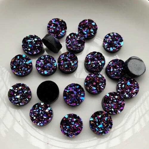 Wholesale AB Color Resin ore Round Rhinestones Flatback Stones And Crystals DIY Wedding Jewelry Accessories 400pcs 10mm -R30