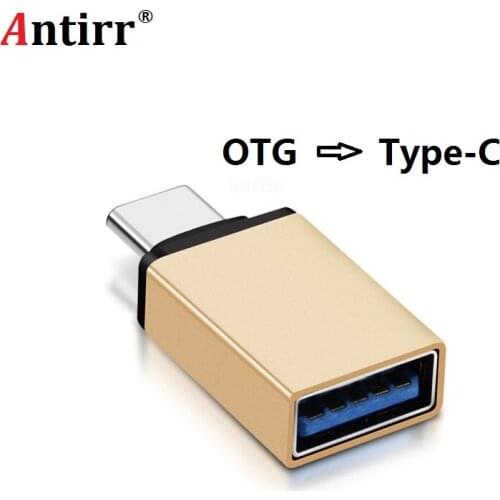 USB 3.1 Type C to USB 3.0 ConverterAntirr USB Type-C OTG Adapter for Chromebook Macbook Huawei Xiaomi MI A1 5X 5S Plus 6P LG G5