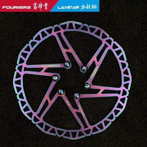 Fouriers Bicycle Hydraulic Disc brake Rotors 6 Bolt Ti-Coating MTB Bike Road Racing Bike Brake Disc Rotor 140 160 180 203mm