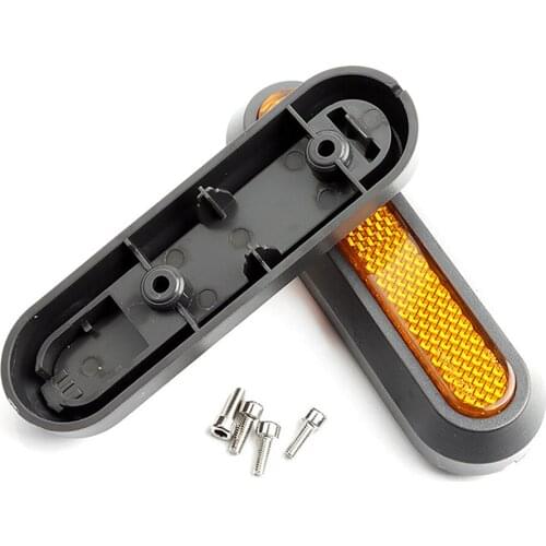 For M365/PRO2 Scooter Rear Wheel Cover Decorative Cover Reflective Strip With Screws