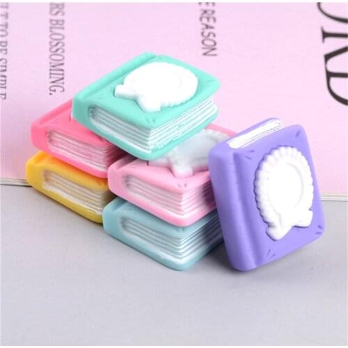 10pcs Mixed Cartoon Flat back Resin Cabochon Flatbacks Scrapbooking DIY Doll House Play Simulation Book Decoration Craft Jewelry