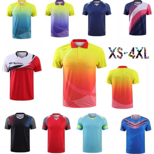 2021 New Badminton shirts Men/Women,Boys Girls Table Tennis shirts,sports Running t-shirts,Fitness Gym Tennis shirts Tee Shirt