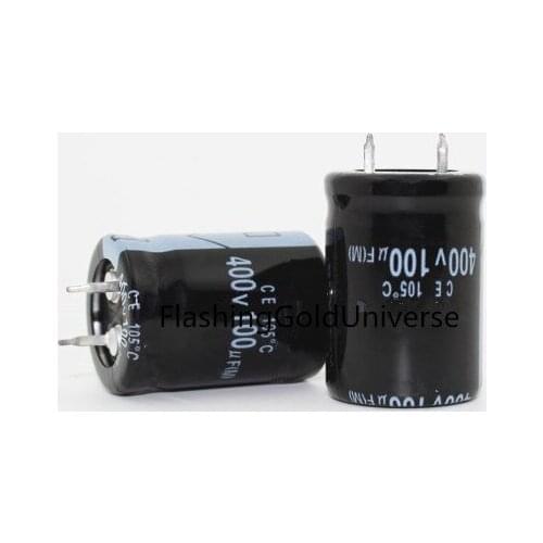 400V 100UF 100UF 400V Electrolytic Capacitor volume 22X30 best quality