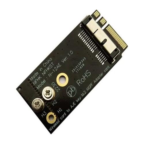 6+12 pin WiFi wireless module to A+E key m.2 NGFF wireless network card