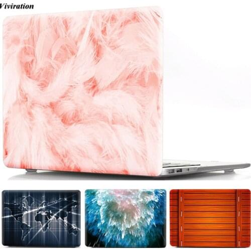 For Mac Book A2179 2020 Air 13 Pro 13 A1278 Feather Prints New Laptop Case For Macbook Pro Retina Air 11 15 12 13 Plastic Shell