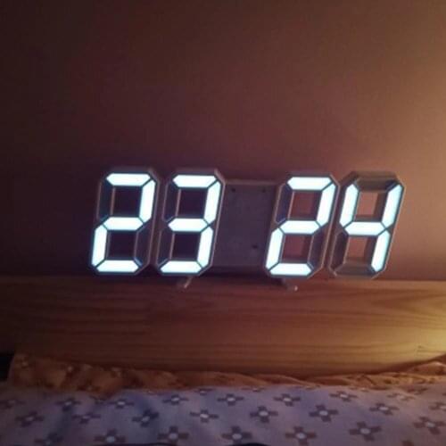 LED Digital Alarm Clocks Display Temperature Date Time Nordic Decoration Table Home Decoration Backlight Automatic