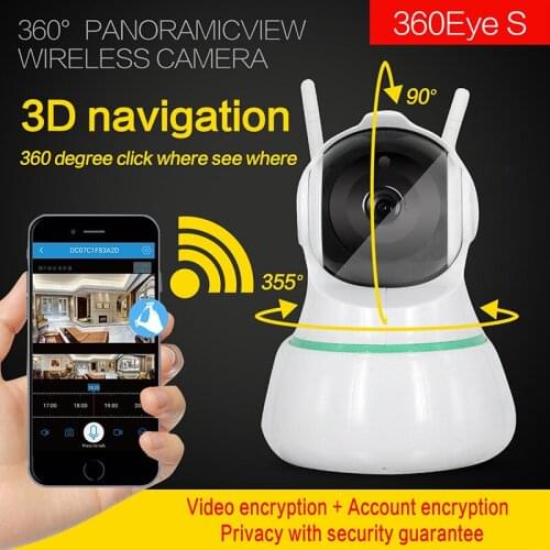 Home Security 3D IP Camera Wireless Smart WiFi Camera WI-FI Audio Record Surveillance Baby Monitor HD Mini CCTV Camera