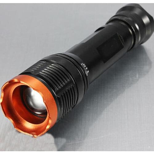 Banggood KC01 XML-T6 by 18650 battery 1200lum 5 modes rescuing camping caving searching flashlight zoomable torch flash light