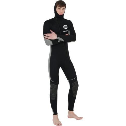 5mm Hooded Diving Wetsuit Snorkeling Surfing Diving Wet Suit Swimming Suit