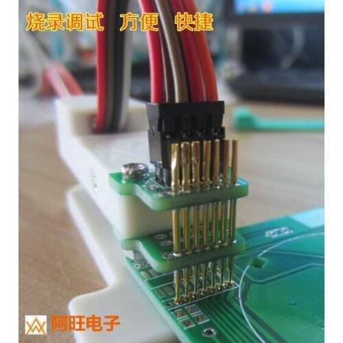 1.27-7P Program Burning Test Needle Spring Pin 7 Feet Spacing 1.27mm 50mil 7P Single Row