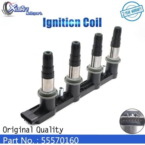 XUAN Ignition Coil 55570160 For Chevrolet Orlando Cruze LS LT LTZ Sport Utility Base LS LT Sedan 1.8L 2.4L 55585539 55561655