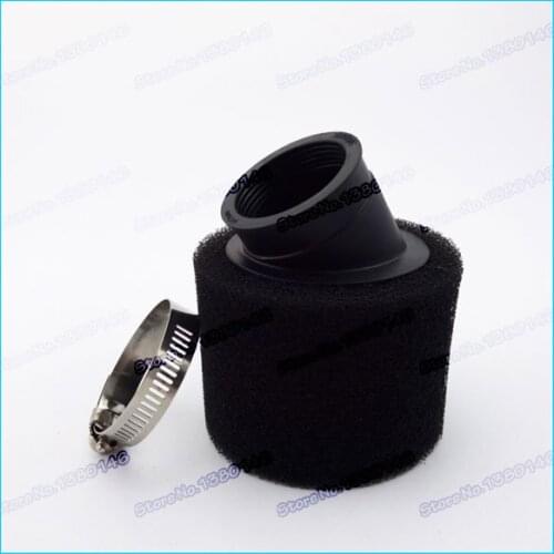 Red and black 42mm Bent Air Filter 2 stage Sponge foam cleaner For 125cc 140cc Pit Dirt Bikes Pitmotard KLX CRF TTR motor bikes