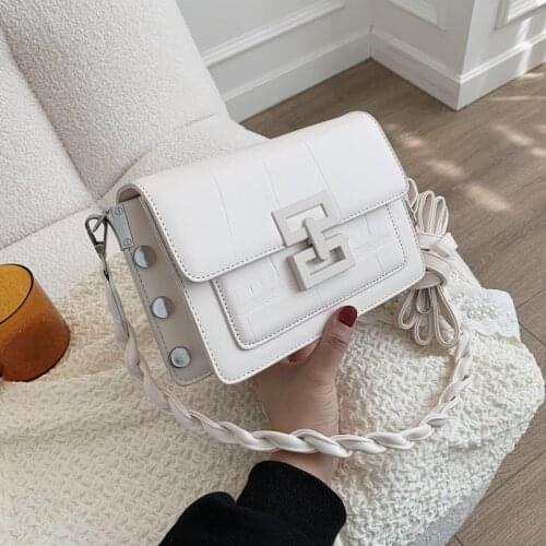 Summer Popular British Bag Female 2021 New Fashion Womens Bag Crossbody Bag Texture Underarm Small Square Bag Handbag