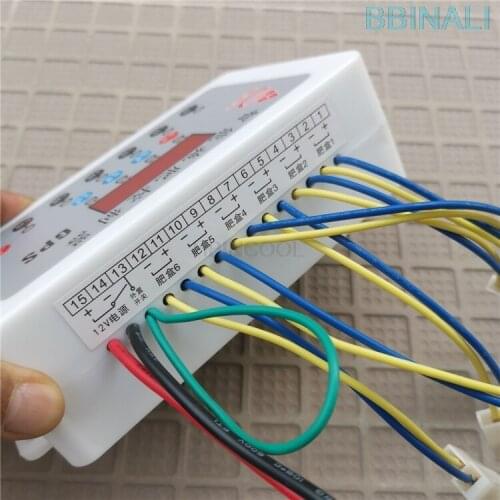 Multi-channel fertilizer box speed controller GPS speed synchronous DC motor electric fertilizer spreading machine 1000W