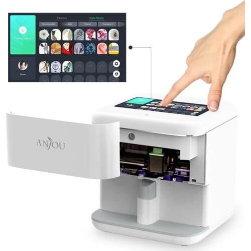 7" touch screen Mobile Nail Printing Machine Digital Intelligent Nail Art Printer With WIFI Manicure Salon Nail Art Equipment