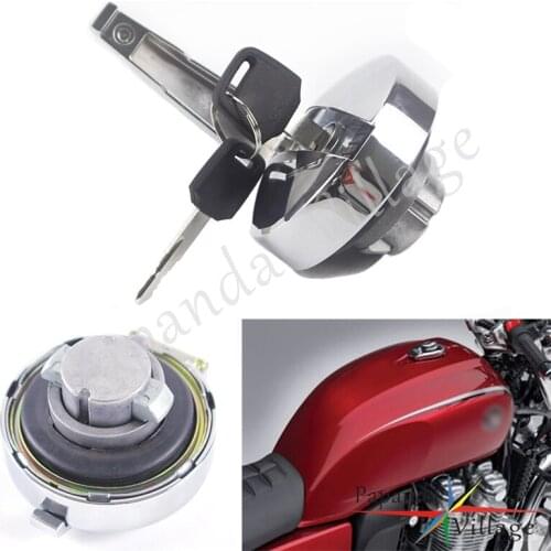 Motorcycle Cafe Racer Gas Fuel Tank Cap Cover Lock For Honda VLX 400 CB 125S 125TT 450SC 650 650C 750C 900C 1000C CBT125 CBX