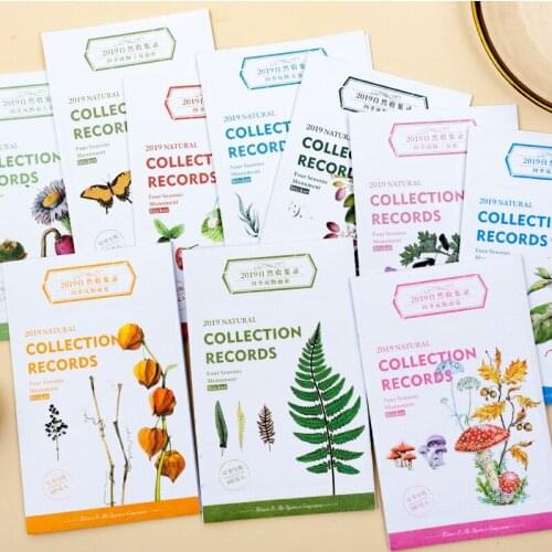 2019 Natural Collection Record Eucalyptus Bullet Journal Decorative Stationery Stickers set Scrapbooking Diary Album Stick Lable