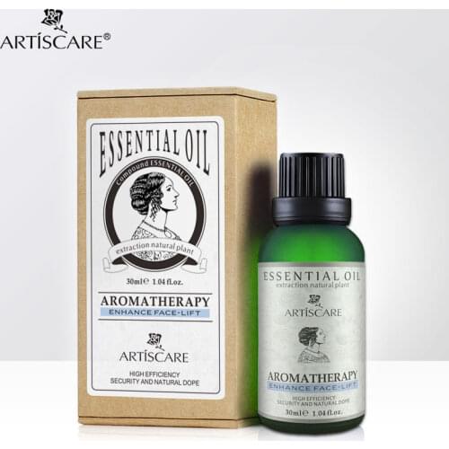 ARTISCARE 30ml natural face lift essential oils for massager to face fat burner and smooth Skin lifting face cream massage oils