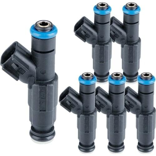 NEW-6Pcs Car Fuel Injectors for Jeep Cherokee TJ Wrangler 4.0L 1999-2004 0280155784
