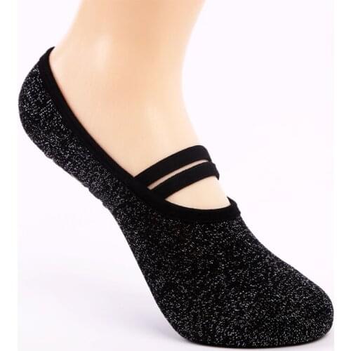 New Style Quick-drying Black Gym Yoga Socks Non-slip Yoga Socks Pilates Dance Socks Yoga Socks Women Ballet Socks