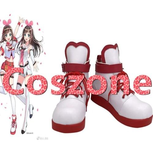 Kizuna AI Cosplay Shoes Boots Halloween Carnival Costume Accessories
