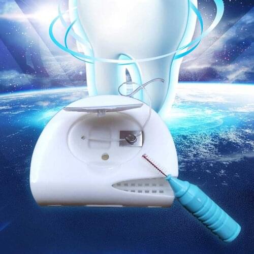 Orthodontic 25 m Dental Floss with Interdental Brush for Crown Brace Bridge and Implant