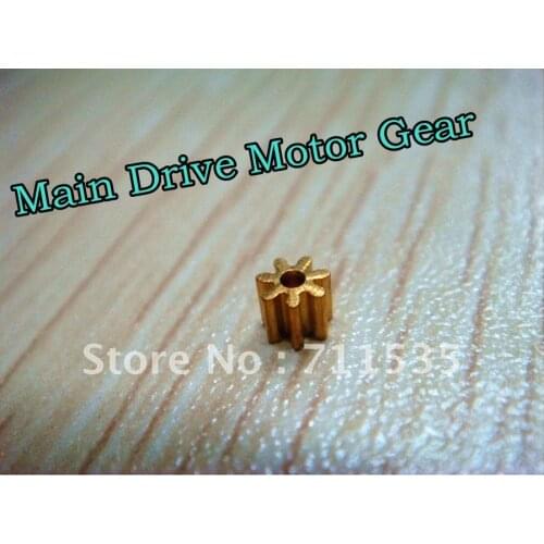 Main Drive Motor Metal 7T Gear Spare Part Accessories For Avatar DFD F163 F161 RTF Airplane 3.5mmx3mm Hole : 1mm