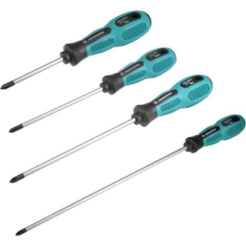 Phillips Screwdriver 3 Inch Round Shaft Non Slip Comfortable Handle 5pcs
