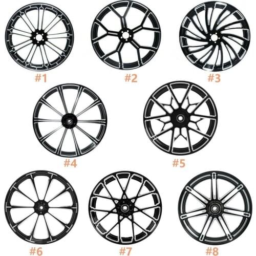 Motorcycle 30'' x 3.5'' Front Wheel Rim Hub Single/Dual Disc For Harley Touring Models For non ABS models 2008-2021