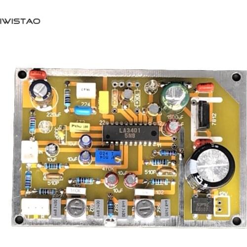 IWISTAO FM Single Decoding Board Mono to Stereo LA3401 for Intermediate Frequency Amplifier HIFI Audio DIY Free Shipping