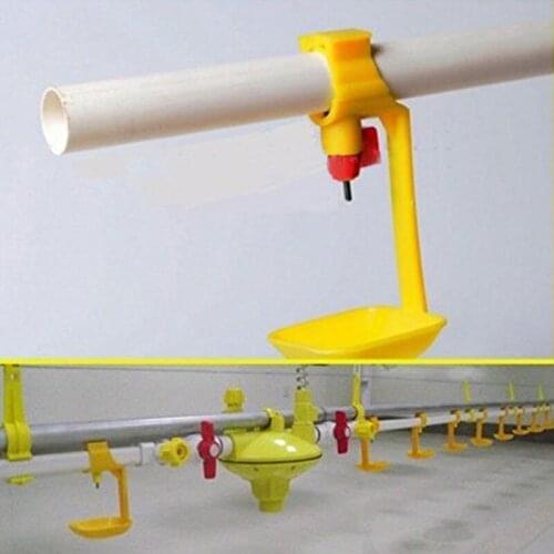Hot Poultry Chicken Hanging Duck Drinking Water Nipples Drinker Feeder With Cup
