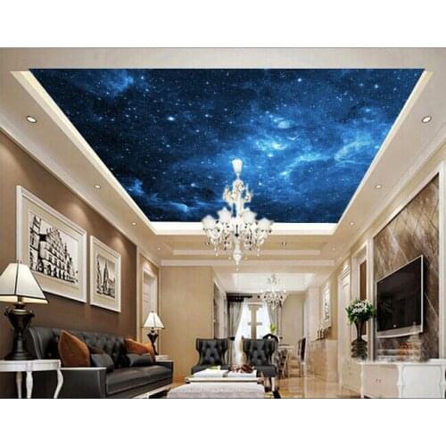 Custom Wallpapers universe, star used in the living room bedroom KTV bar ceiling wall waterproof Papel de parede vinyl