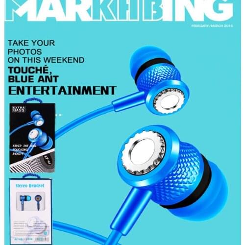 Portable Wired Universal 3.5mm Earphone Music Headsets Earbuds Stereo Gaming Earphones With Micphone For Xiaomi Huawei Samsung