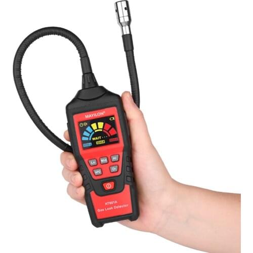 Gas Analyzer HT601A Portable LED Combustible Flammable Gas Detector Gas Leakage Tester Analyzer Gas Analyzing Tools Gas Leakage