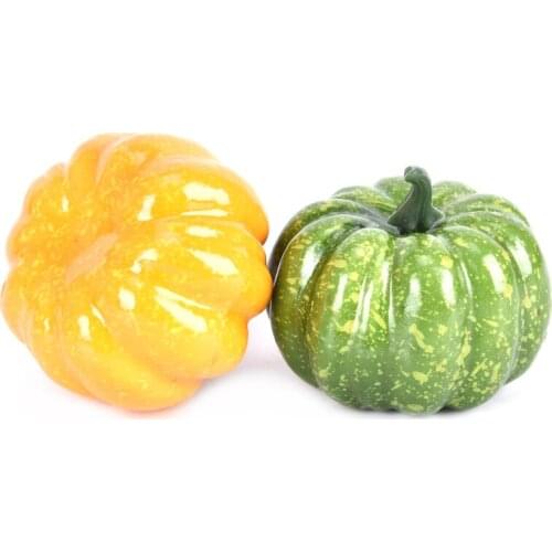 1Pc Realistic Lifelike Artificial Pumpkins Fake Display Food Decor Home Party Decor Dollhouse Simulation Kitchen Toys