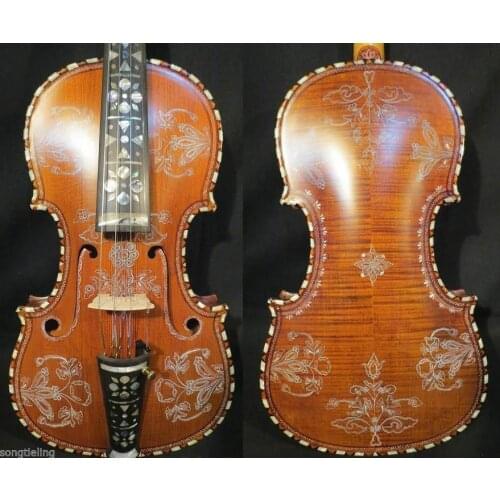 Deluxe Norwegian fiddle SONG 4/4 violin (4*5) of profession concert hardange