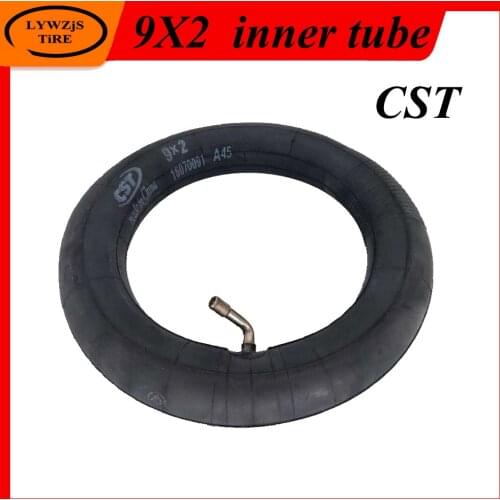 9x2 Inner Tube for Xiaomi Mijia M365 Electric Scooter 8 1/2x2 Upgrade Enlarged Tube Curved Straight Nozzle Thickened CST Tire