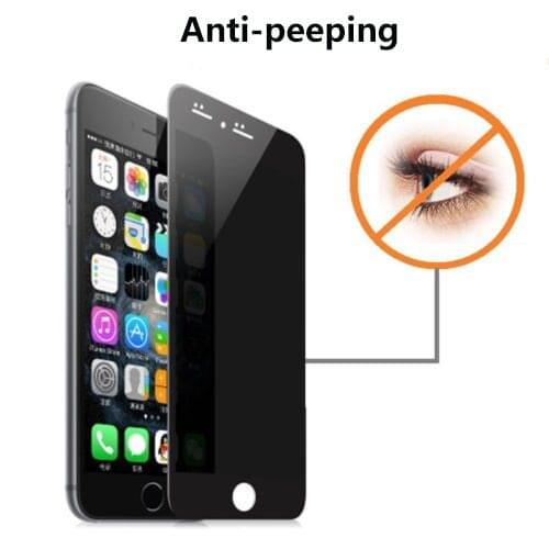 1PCS/2PCS Privacy Protective Film Screen Protector for Iphone 5 se 6 6s 6p 6sp 7 7p X XS XR XS MAX Anti-peeping Tempered Glass