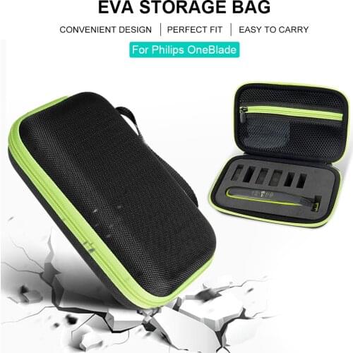 1Pcs Portable Carry Case Storage Razor Bag Anti Shock Blade Organizers For Philip OneBlade Shaver QP2520/90 QP2520/70 QP2630/70