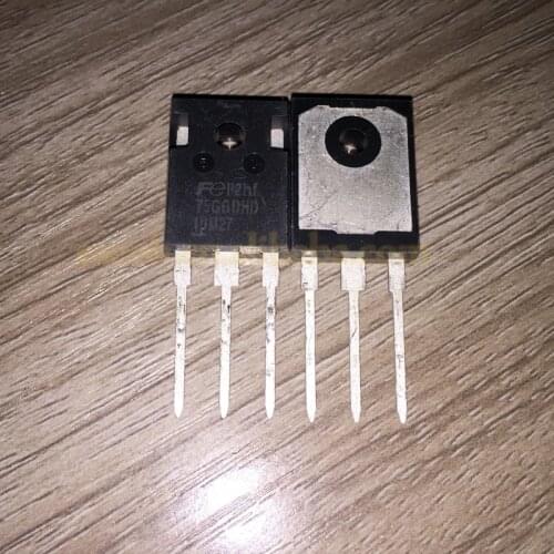 10Pcs FGW75N60HD or 75G60HD or FGW75N60VD or 75G60VD or FGW75N60H or 75G60H TO-247 75A 600V Discrete IGBT