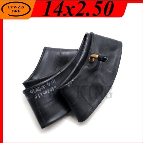 14 Inch Inner Camera 14x2.50 Inner Tube 14*2.50 Inner Tyre Butyl Rubber for Electric Bicycle Electric Vehicle Wheel Accessories