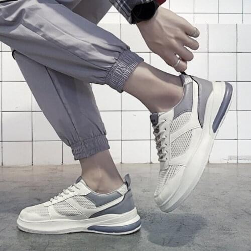 2020 Fashion Fashion Sneakers Lightweight Men Casual Shoes Breathable Male Footwear Lace Up Walking Shoes hjk890