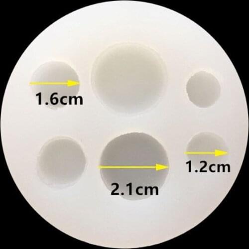 3D Macaron Mould DIY Pendant Silicone Resin Mold Jewelry Making Baking Tools