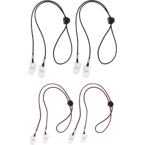 4 Pcs Flexible Bibs Napkin Chains Holder Meal Paper Towel Clip