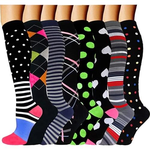 49 Styles New Compression Socks BEST Graduated Athletic Medical Varicose Veins Nursing Outdoor Running Flight Travels Socks