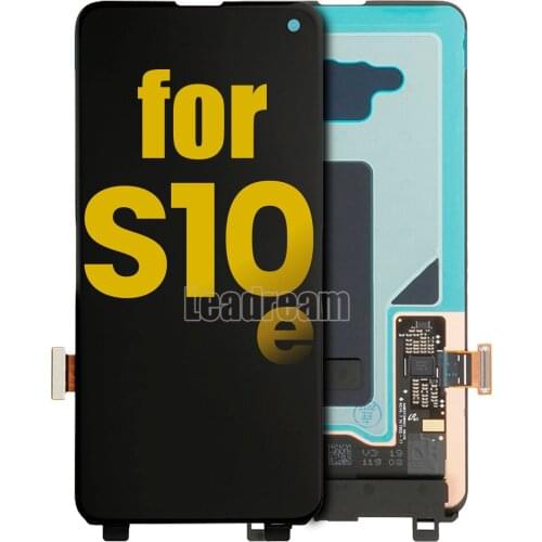 5Pcs Original Perfect Screen LCD For Samsung Galaxy S10e SM-G970F LCD Display With Frame Super AMOLED 2280x1080 LCD Screen