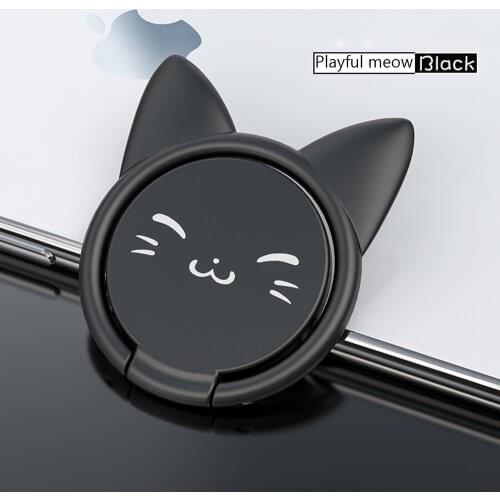 Cell Phone Finger Holder Tablets Holder 360 Degree Metal Bracket For iPhone X 12 11 pro max Samsung S9 Magnetic Car phone holder