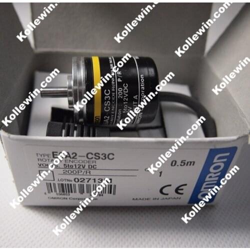 E6A2-CS3C 200P/R Rotary Encoder, 5-12VDC OPEN, A PHASE, E6A2CS3C, E6A2 CS3C, free manual and installation instruction